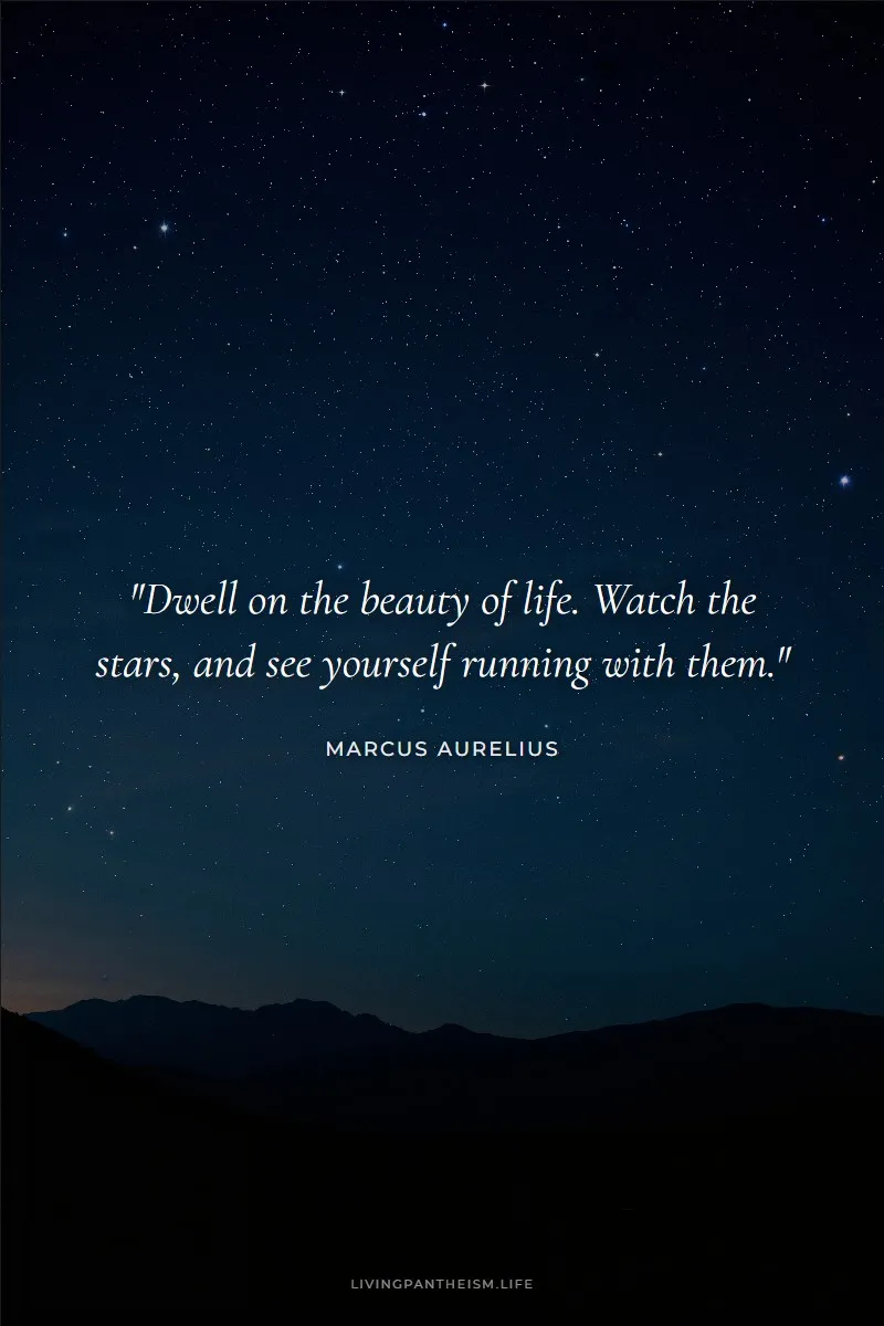 Marcus Aurelius quote poster